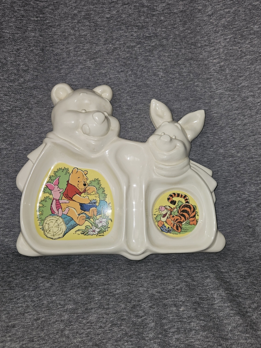 Disney Vintage Winnie the Pooh Divided Snack Tray